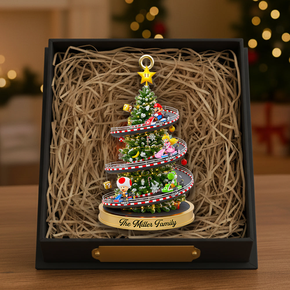 Racing Family Christmas Tree Ornament - Personalized Gifts For Family - Image 3