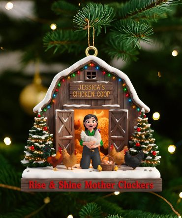 “All I Want For Christmas Is To Touch Your Butt” - Funny Old Couple Christmas Ornament - Personalized Gift For Couples