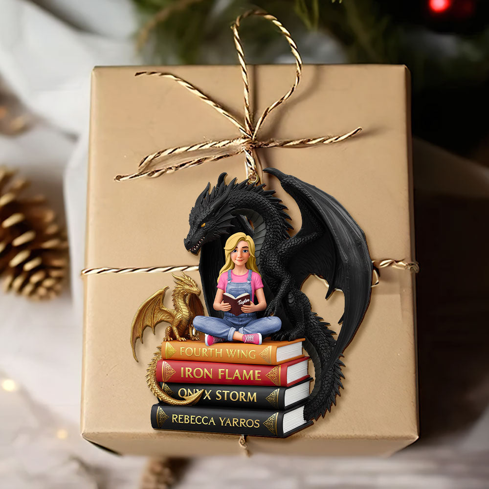 Celebrate The Magic Of Reading - Personalized Book Lovers Christmas Ornament - Perfect Gift For Bookworms, Readers, And Fantasy Lovers - Image 4