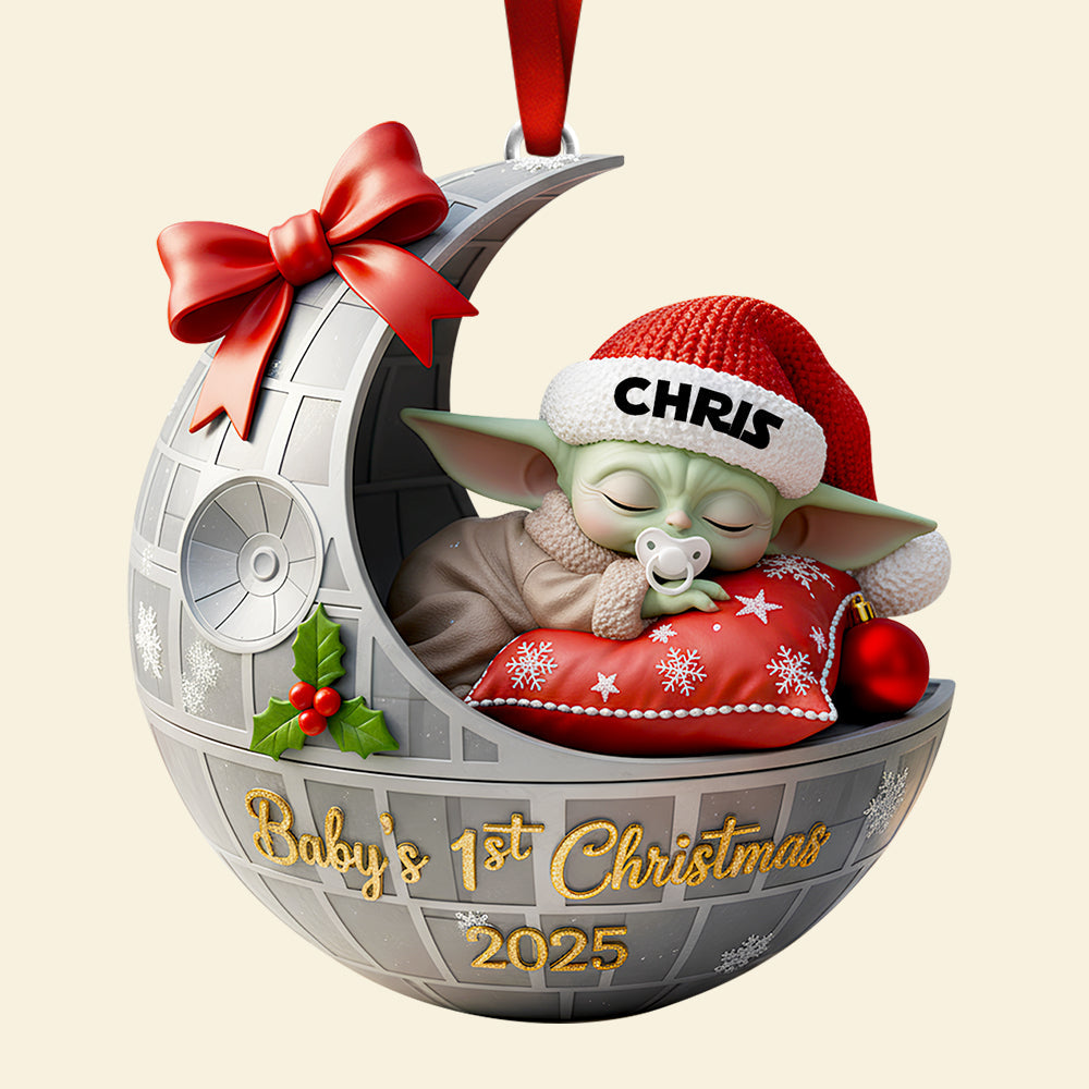 “Your Baby’S 1St Christmas, A Special Memory” - Personalized Baby’S 1St Ornament - Image 4