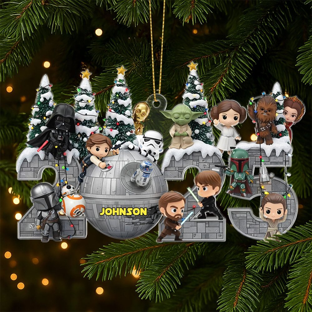 “Merry Christmas From Galaxy Troop!” - Personalized Ornament For Star Wars Fans - Image 2