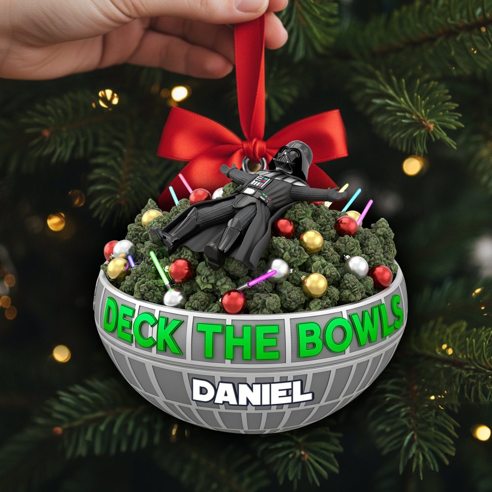 Deck The Bowl Ornament - Personalized Gift For Stoners - Image 2