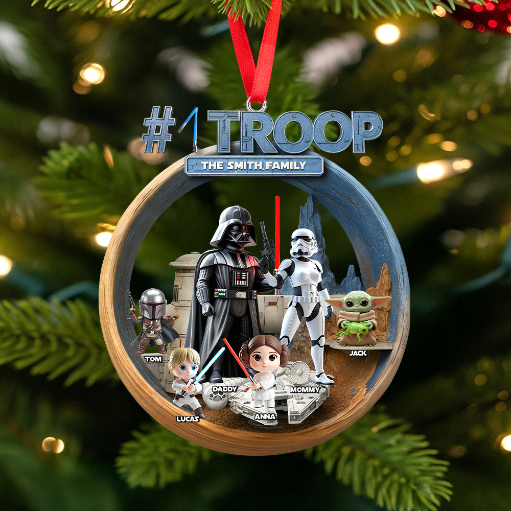 Family Acrylic Ornament - Personalized Gifts For Your Loved Ones - Image 3