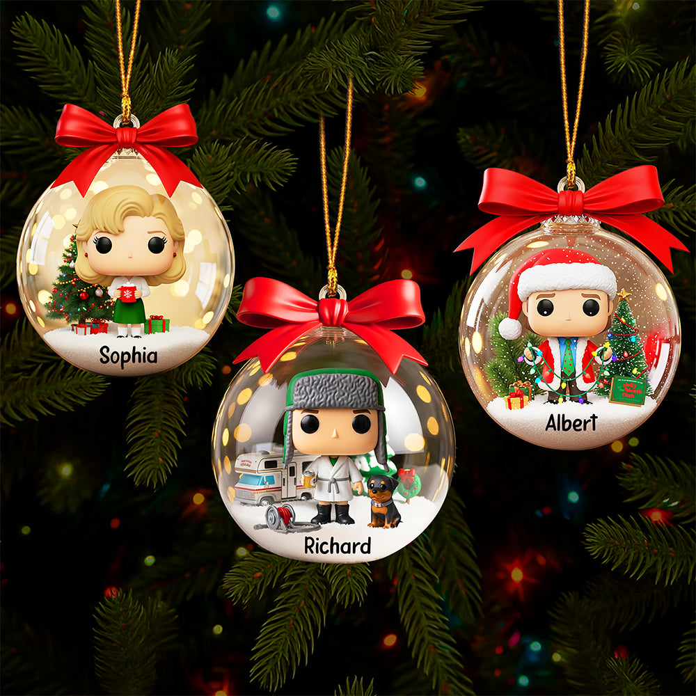 Celebrate The Joy Of Movies! - Personalized Funny Holiday Christmas Ornament - Custom Gift For Movie Lovers, Friends, And Family - Image 2