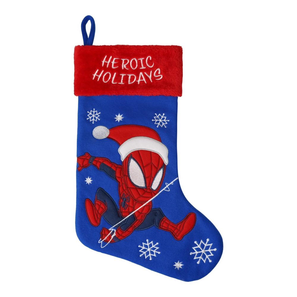 Spider-Man Among Snowflakes Christmas Stocking