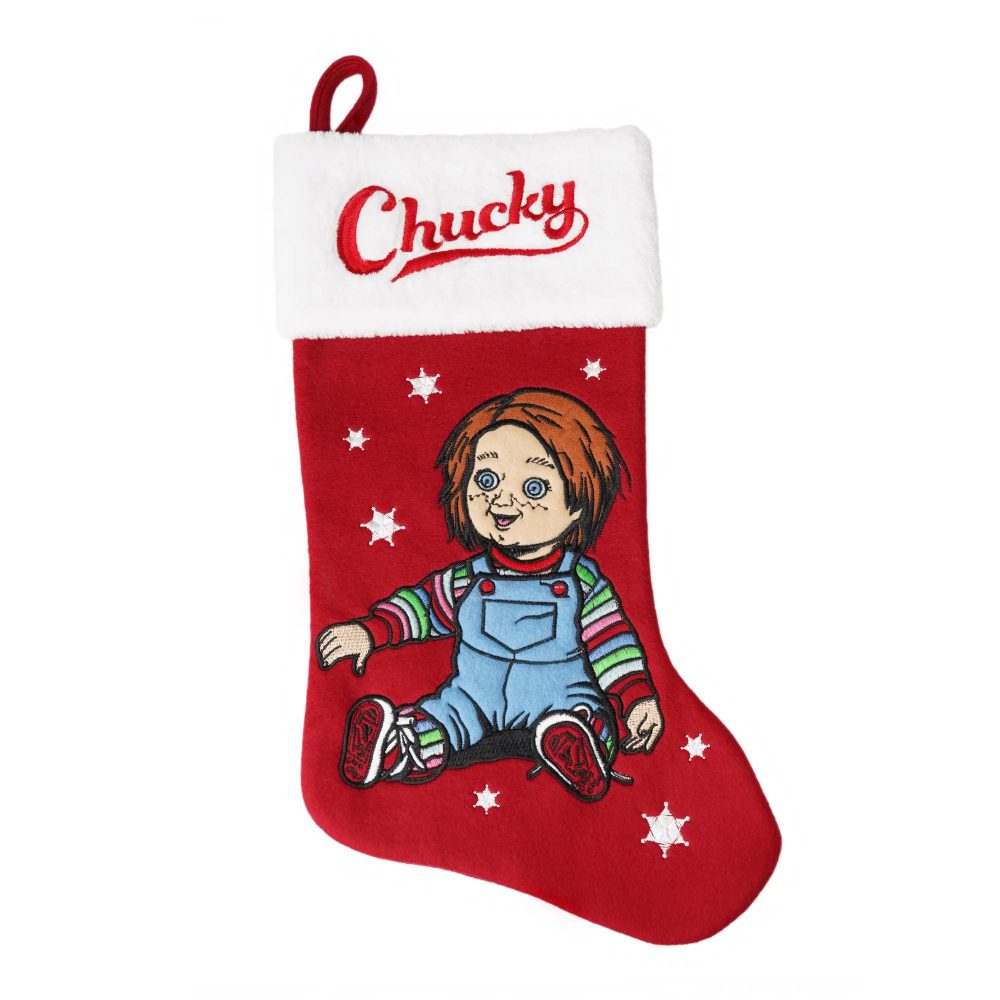 Chucky 20 Inch Appliqué Christmas Stocking