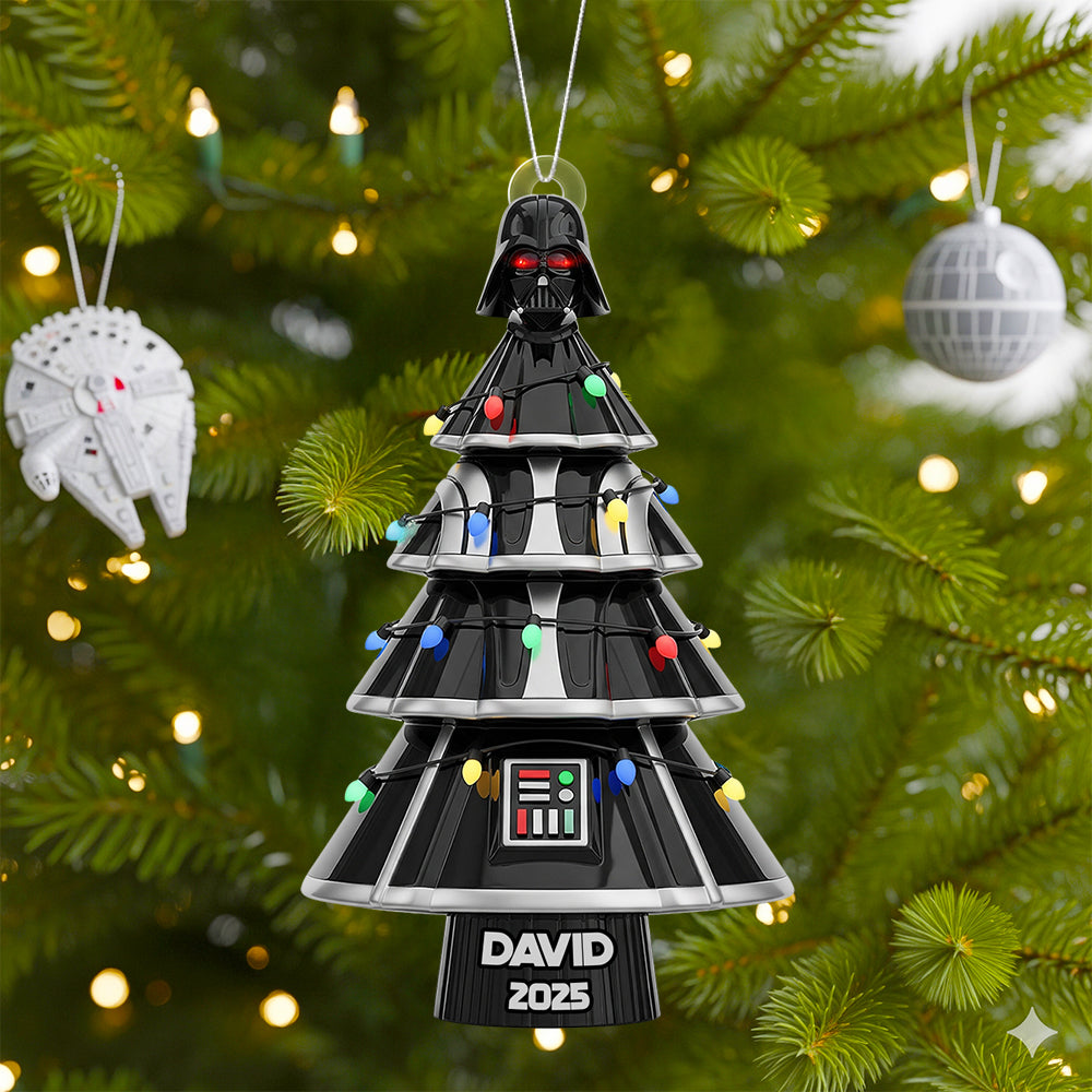 Spaceship Tree Ornament Christmas Gifts For Fans 02Hydt040925 - Image 2