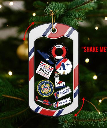 Military Pride Christmas Shaker Ornament - Personalized Gifts For Soldiers 01Hyqn150925