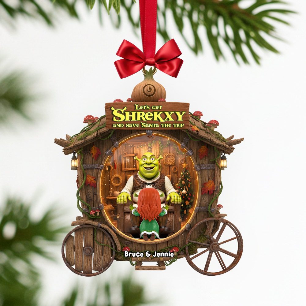 Spicy Swamp Couple Ornament - Personalized Christmas Gifts For Couples 01Tolu141025 - Image 3