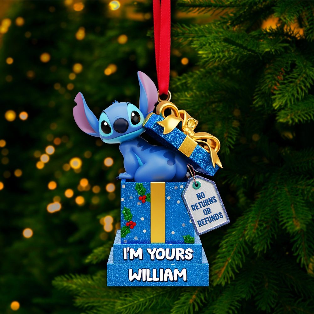 Funny Alien Couple Ornament - Personalized Christmas Gift For Couples 01Hylu230925 - Image 2
