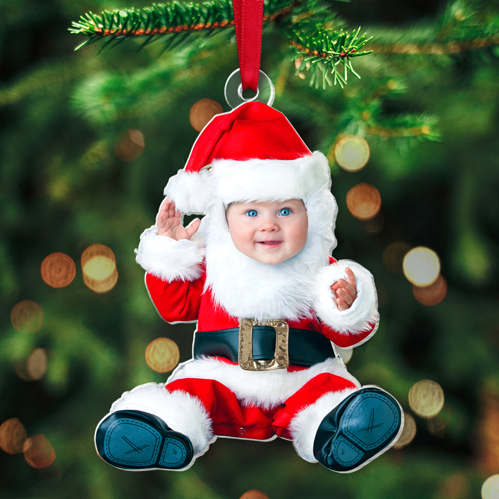 Funny Custom Face For Kids 03Hutn260824 Personalized Christmas Ornament - Image 2