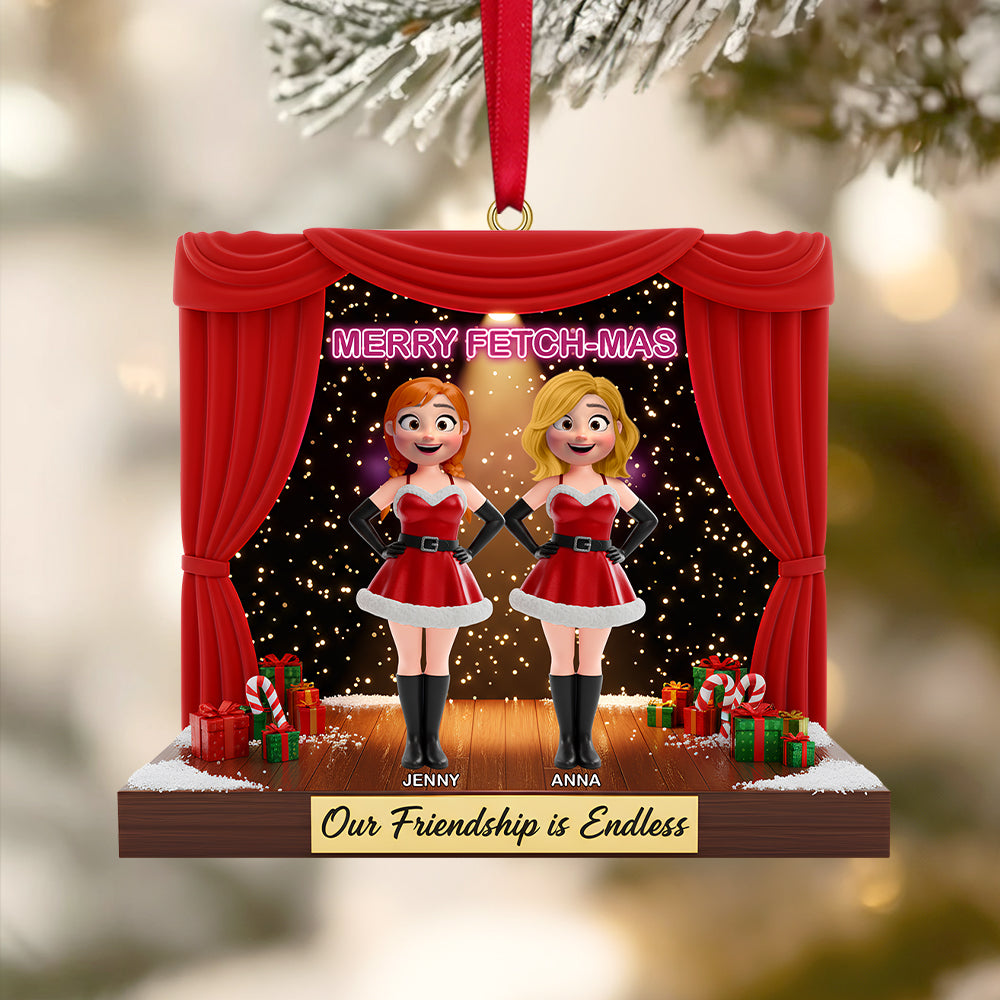 Merry Fetch-Mas Ornament - Personalized Gifts For Besties 02Natn201025 - Image 2