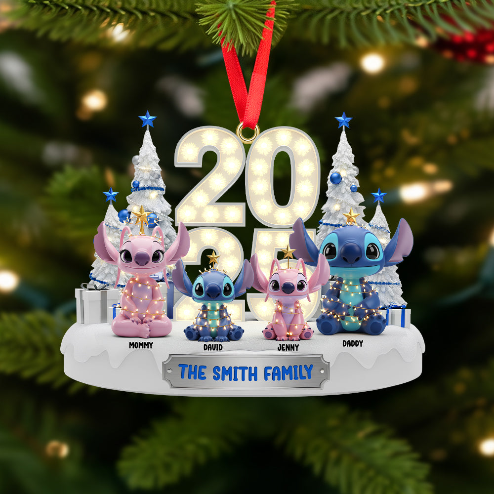 Personalized Gifts For Family Christmas Ornament 01Ohtn201025