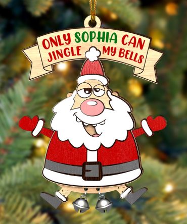 Personalized Gifts For Christmas Ornament Naughty Santa 06Acqn180924
