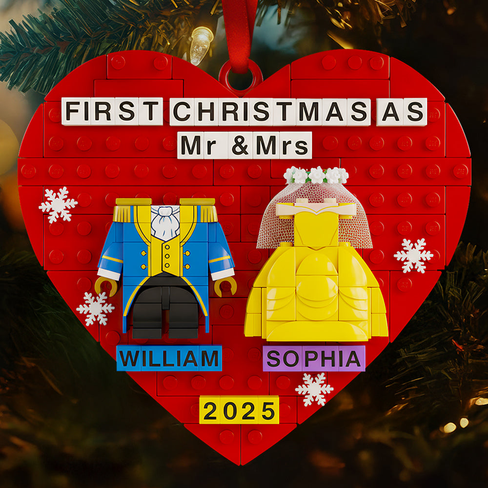 Wedding Couple Christmas Ornament Personalized Gifts For Couple 03Todt290925 - Image 3