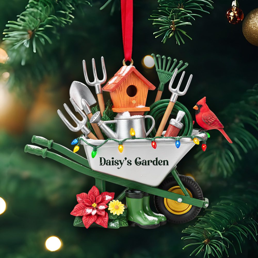 The Gardener'S Tool Caddy Ornament - Personalized Christmas Gifts For Gardeners 06Hulu230925 - Image 2