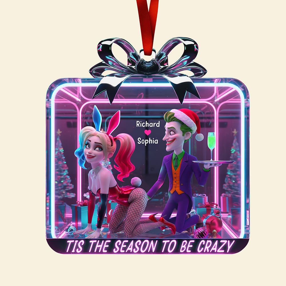 Naughty Couple Christmas Ornament - Personalized Gifts For Couple 02Paqn091025 - Image 4