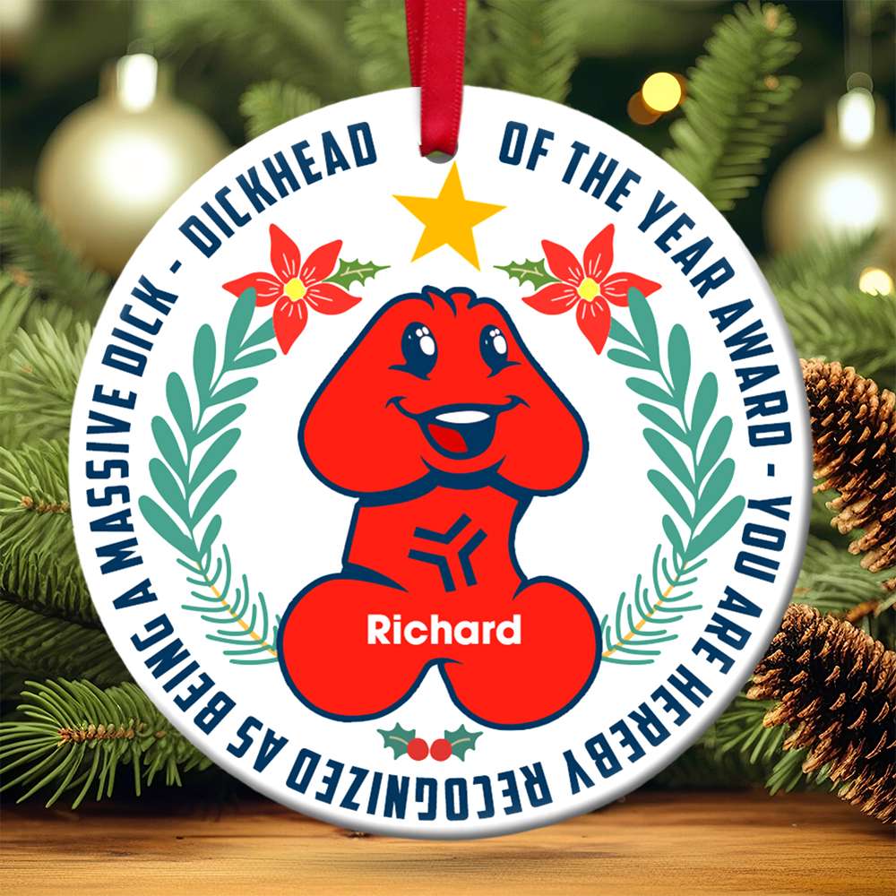 Personalized Gifts For Him Christmas Ceramic Ornament 04Acqn030824 - Image 2