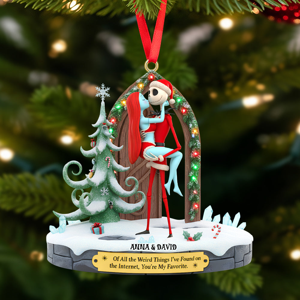 Funny Internet Couple Personalized Gifts For Couple Christmas Ornament 03Ohtn131025 - Image 2