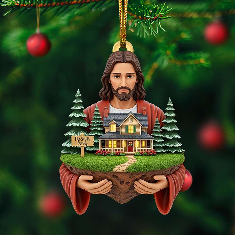 Blessed Family Christmas Ornament - Personalized Gift For Family 02Tolu130825 - Image 4