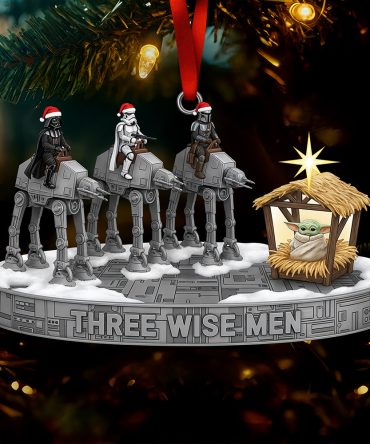 Fun Cosmic Christmas Three Wise Men Ornament - Gifts For Movie Fans 01Qhqn101025