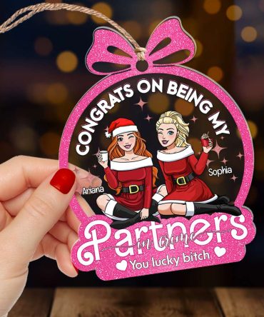 Personalized Christmas Gifts For Friends Ornament 01Tolu300924