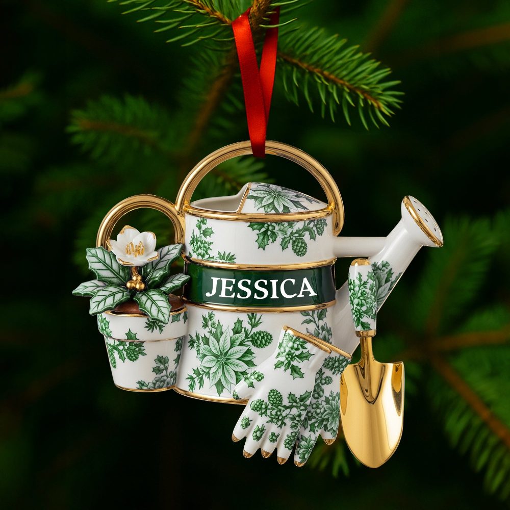 Garden Tools Acrylic Ornament - Personalized Gifts For Gardeners 02Pglu131025 - Image 3