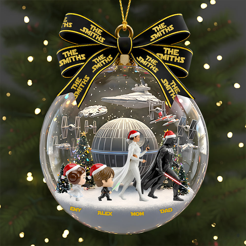 Family Walking Together Christmas Ornament Personalized Gifts For Family 01Qhdt021025 - Image 3