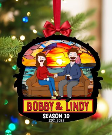 Quirky Cartoon Couple Ornament - Personalized Gifts For Couples 02Ohlu091025Pa