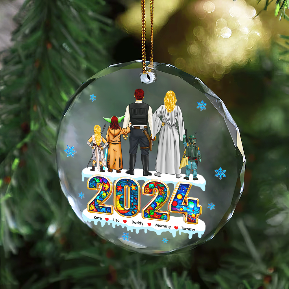 Galaxy Family Ornament - Personalized Gifts For Family - Image 2