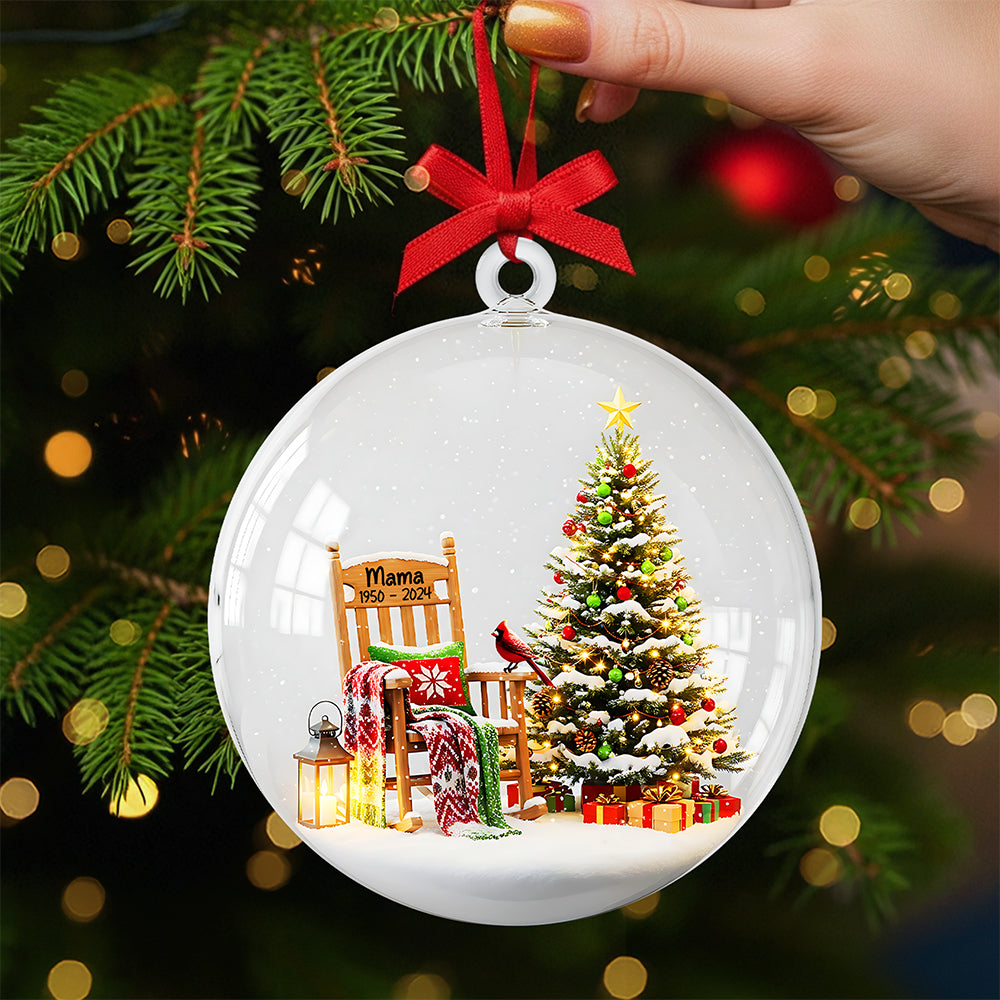 Cherished Memories - Personalized Memorial Ornament - A Heartfelt Gift For Loved Ones - Image 2