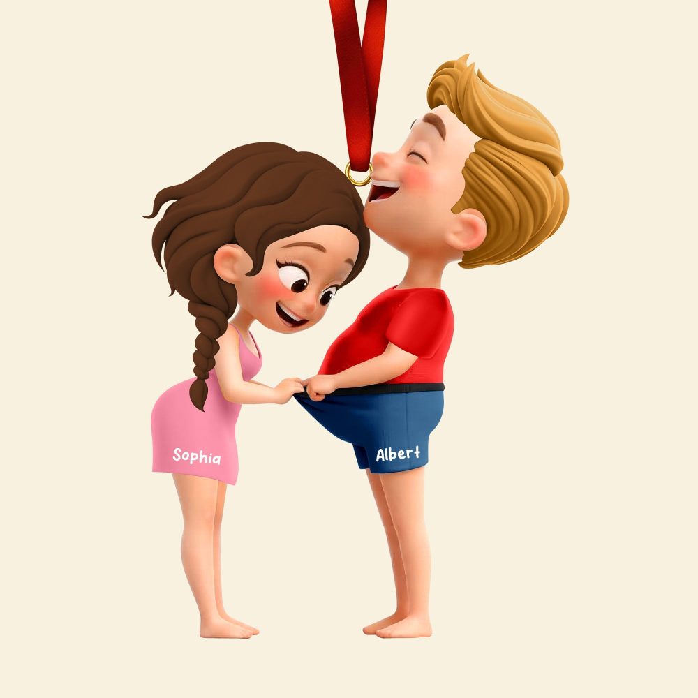 Together Forever: Personalized Funny Couple Ornament - Image 4