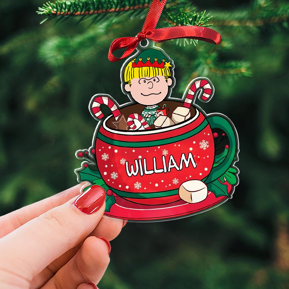 Personalized Christmas Ornament For Family - Custom Name Holiday Decoration - Image 2