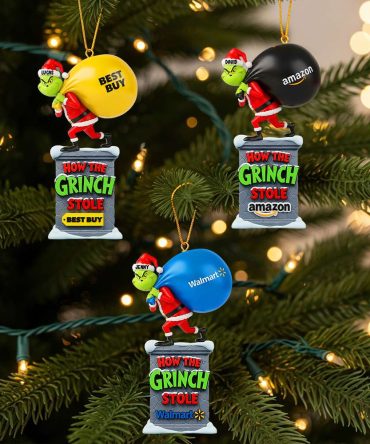 “Celebrate The Season With A Grinchy Twist” - Personalized Christmas Ornament For Fans Of The Grinch
