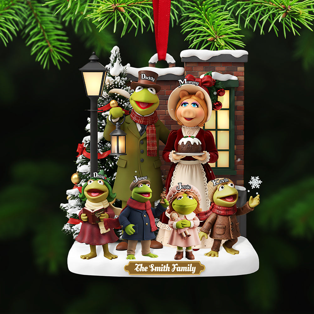 Family Is Everything - Personalized Christmas Acrylic Ornament - Custom Gift For Everyone In The Family - Image 2