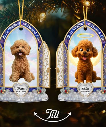 I Wanna Grow Old With You – Personalized Old Couple Christmas Ornament
