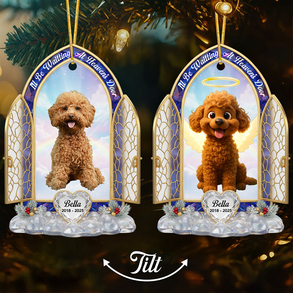 I Wanna Grow Old With You – Personalized Old Couple Christmas Ornament