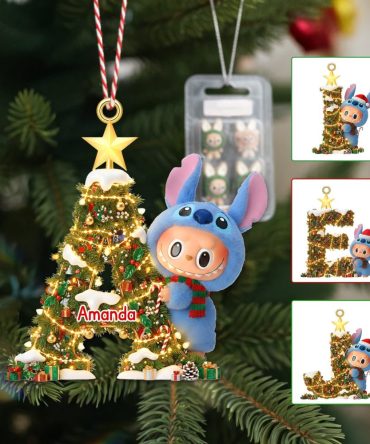 Celebrate Christmas With Amanda - Personalized Acrylic Ornament