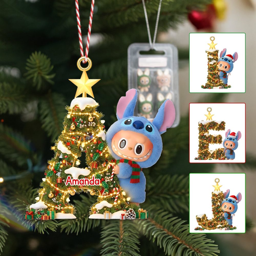 Celebrate Christmas With Amanda - Personalized Acrylic Ornament