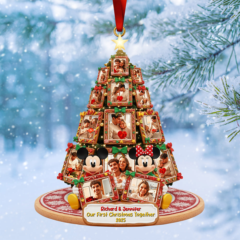 Celebrate Your Love: Our First Christmas Together Ornament - Personalized Gift For Couples - Image 3