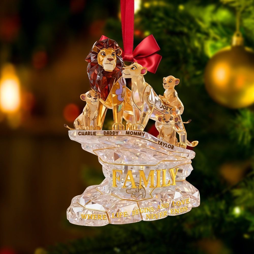 Majestic Family Ornament - Personalized Keepsake For Loved Ones