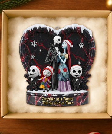 Together As A Family - Personalized Christmas Ornament For Loved Ones