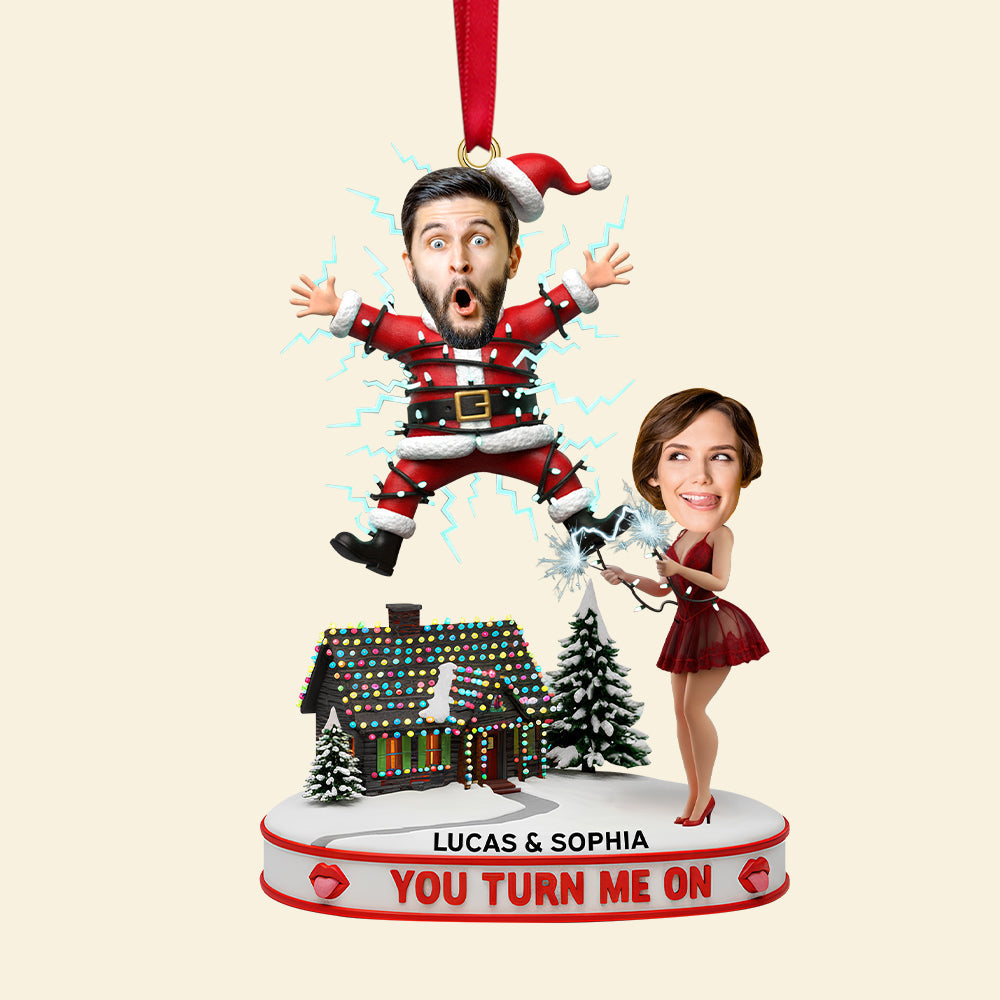 Spark Joy With A Custom Fun Couple Electric Shock Ornament! - Image 4