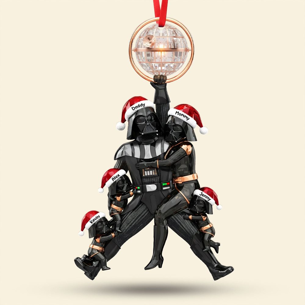 “Celebrate Your Family’S Cosmic Connection” - Personalized Cosmic Family Tree Ornament - Custom Gift For Family Members - Image 4