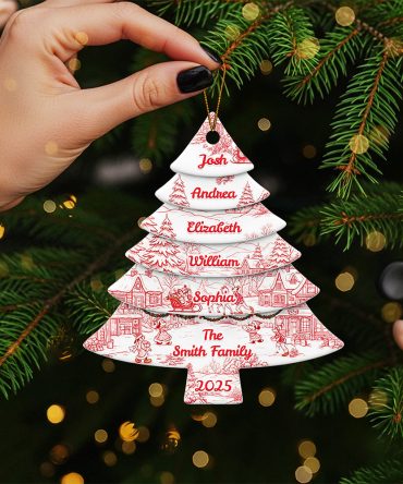 Create Lasting Memories This Christmas - Personalized Family Christmas Tree Ornament