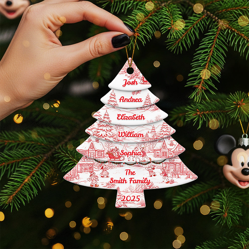 Create Lasting Memories This Christmas - Personalized Family Christmas Tree Ornament