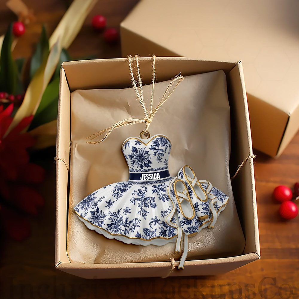 “Dance To The Rhythm Of Joy” - Blooming Ballet Dress Ornament - Personalized Gift For Ballerinas - Image 4