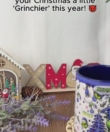 Grinch Any Name - Personalized Accent Mug