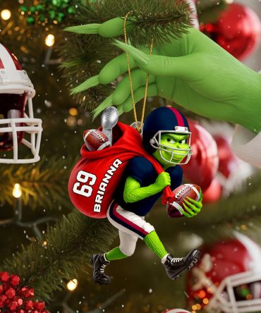 Personalized Football Thief Ornament - A Unique Christmas Gift For Football Lovers