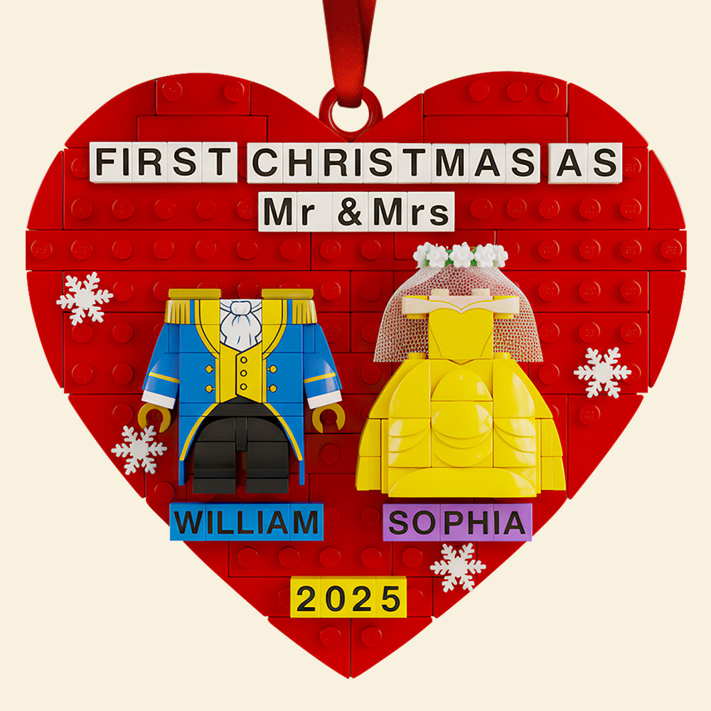 Wedding Couple Christmas Ornament Personalized Gifts For Couple 03Todt290925 - Image 4